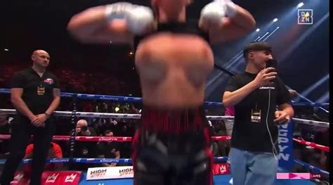 daniella hemsley tit flash|OnlyFans star Daniella Hemsley flashes crowd celebrating boxing。